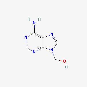 molecular formula C6H7N5O B11743605 (6-amino-9H-purin-9-yl)methanol 
