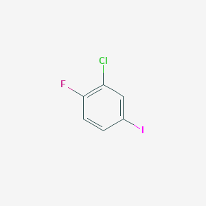 molecular formula C6H3ClFI B117437 2-Chloro-1-fluoro-4-iodobenzene CAS No. 156150-67-3