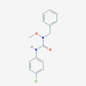 molecular formula C15H15ClN2O2 B117438 1-Benzyl-3-(4-chlorophenyl)-1-methoxyurea CAS No. 149282-10-0