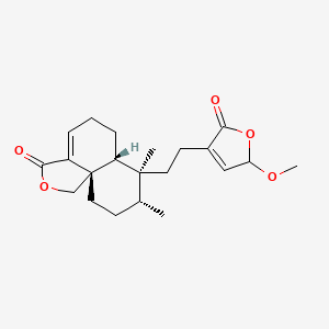 molecular formula C21H28O5 B1174409 15-Methoxymkapwanin 