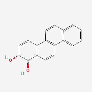 molecular formula C18H14O2 B11744217 trans-1,2-Dihydro-1,2-dihydroxychrysene CAS No. 67175-76-2