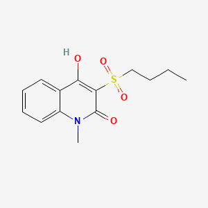 3-(butylsulfonyl)-4-hydroxy-1-methyl-2(1H)-quinolinone