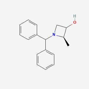 molecular formula C17H19NO B11744693 (2R)-1-(diphenylmethyl)-2-methylazetidin-3-ol 