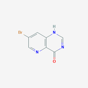 molecular formula C7H4BrN3O B117452 7-bromopyrido[3,2-d]pyrimidin-4(3H)-one CAS No. 157736-80-6