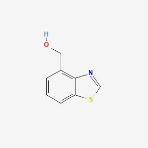 molecular formula C8H7NOS B11745347 Benzo[d]thiazol-4-ylmethanol 