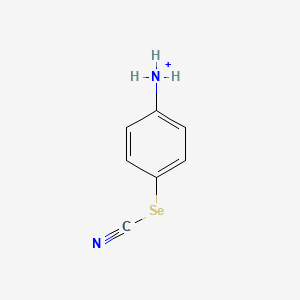 molecular formula C7H7N2Se+ B11745535 (4-Aminophenyl)(cyano)selanium 