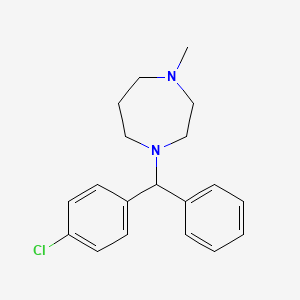 molecular formula C19H23ClN2 B1174605 Homochlorcyclizine CAS No. 142860-96-6