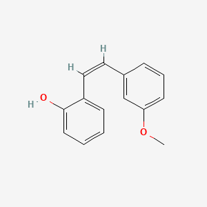 molecular formula C15H14O2 B1174749 2-[2-(3-Methoxyphenyl)vinyl]phenol 