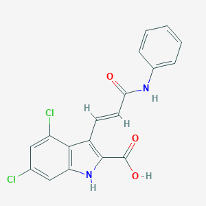 molecular formula C18H12Cl2N2O3 B117479 Gavestinel CAS No. 153436-22-7
