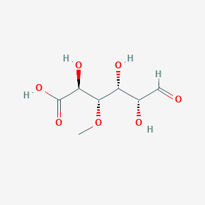 molecular formula C7H12O7 B117480 4-O-Methylglucuronic acid CAS No. 4120-73-4