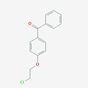 molecular formula C15H13ClO2 B117484 4-(2-Chloroethoxy)benzophenone CAS No. 3439-73-4