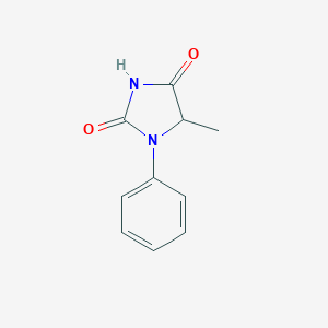 molecular formula C10H10N2O2 B011749 5-Methyl-1-phenylimidazolidine-2,4-dione CAS No. 105510-41-6