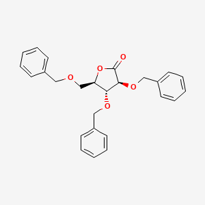 molecular formula C26H26O5 B1174994 2,3,5-Tri-O-benzyl-D-arabino-1,4-lactone CAS No. 14233-64-8