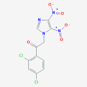 1-(2,4-Dichlorophenyl)-2-(4,5-dinitroimidazol-1-YL)ethanone