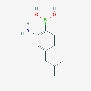 (2-Amino-4-isobutylphenyl)boronic acid
