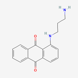 molecular formula C17H16N2O2 B1175066 1-[(3-Aminopropyl)amino]anthraquinone CAS No. 13556-29-1