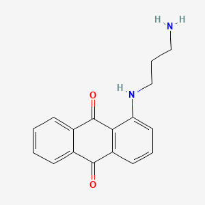 B1175066 1-[(3-Aminopropyl)amino]anthraquinone CAS No. 13556-29-1