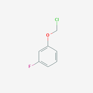 molecular formula C7H6ClFO B11750931 1-(Chloromethoxy)-3-fluorobenzene 