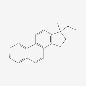 molecular formula C20H20 B11751024 17-Ethyl-17-methyl-15,16-dihydrocyclopenta[a]phenanthrene 