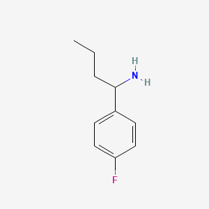 molecular formula C10H14FN B11751033 1-(4-Fluorophenyl)butan-1-amine 