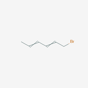 molecular formula C6H9Br B11751702 1-Bromohexa-2,4-diene 