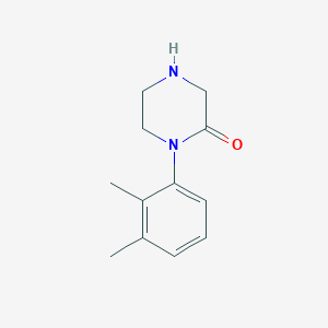 molecular formula C12H16N2O B11751788 1-(2,3-Dimethyl-phenyl)-piperazin-2-one 