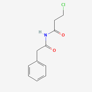 molecular formula C11H12ClNO2 B11751819 N-(3-chloropropanoyl)-2-phenylacetamide 