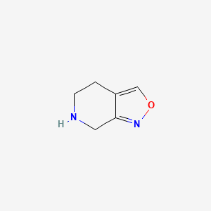 molecular formula C6H8N2O B11752091 4,5,6,7-Tetrahydroisoxazolo[3,4-c]pyridine 