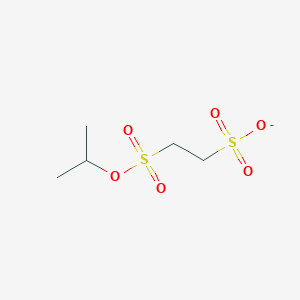 molecular formula C5H11O6S2- B11752122 2-[(Propan-2-yloxy)sulfonyl]ethane-1-sulfonate 