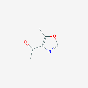 molecular formula C6H7NO2 B11752189 1-(5-Methyloxazol-4-yl)ethanone 