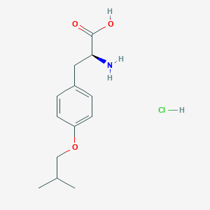 molecular formula C13H20ClNO3 B11752229 (S)-2-Amino-3-(4-isobutoxyphenyl)propanoic acid hydrochloride 