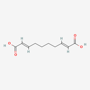molecular formula C10H14O4 B11752356 (2E,8E)-deca-2,8-dienedioic Acid 