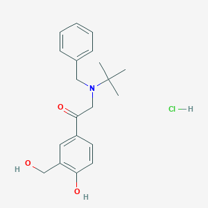 molecular formula C20H26ClNO3 B117524 N-Benzyl Salbutamon Hydrochloride CAS No. 24085-08-3