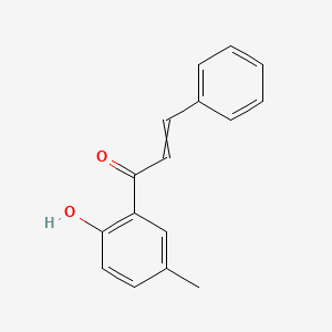 molecular formula C16H14O2 B11752459 1-(2-Hydroxy-5-methyl-phenyl)-3-phenyl-prop-2-en-1-one 