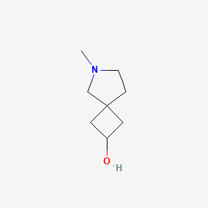 molecular formula C8H15NO B11752474 6-Methyl-6-azaspiro[3.4]octan-2-ol CAS No. 2306271-18-9
