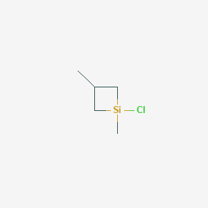 molecular formula C5H11ClSi B11752604 1-Chloro-1,3-dimethylsiletane 