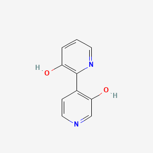 molecular formula C10H8N2O2 B11752766 [2,4'-Bipyridine]-3,3'-diol 