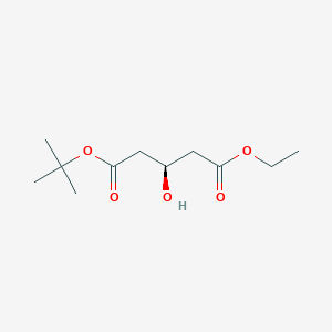 molecular formula C11H20O5 B11752902 1-Tert-butyl 5-ethyl (3R)-3-hydroxypentanedioate 