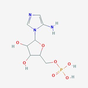 molecular formula C8H14N3O7P B11753067 1-(5-o-Phosphonopentofuranosyl)-1h-imidazol-5-amine 