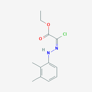 molecular formula C12H15ClN2O2 B11753083 ethyl (2E)-2-chloro-2-[(2,3-dimethylphenyl)hydrazinylidene]acetate 