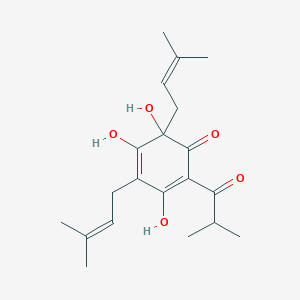 molecular formula C20H28O5 B117531 Cohumulone CAS No. 142628-20-4