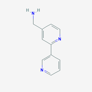 molecular formula C11H11N3 B11753230 [2,3'-Bipyridine]-4-methanamine 