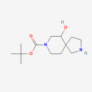 molecular formula C13H24N2O3 B11753255 tert-Butyl 6-hydroxy-2,8-diazaspiro[4.5]decane-8-carboxylate 