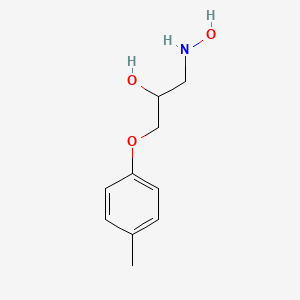 molecular formula C10H15NO3 B11753413 1-(Hydroxyamino)-3-(4-methylphenoxy)propan-2-ol 