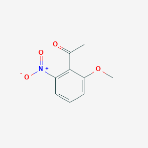 molecular formula C9H9NO4 B11753489 1-(2-Methoxy-6-nitrophenyl)ethanone 
