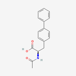 molecular formula C17H17NO3 B11753541 (R)-3-([1,1'-Biphenyl]-4-yl)-2-acetamidopropanoic acid 