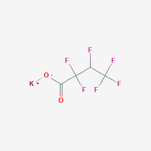 molecular formula C4HF6KO2 B11753629 Potassium 2,2,3,4,4,4-hexafluorobutyrate 