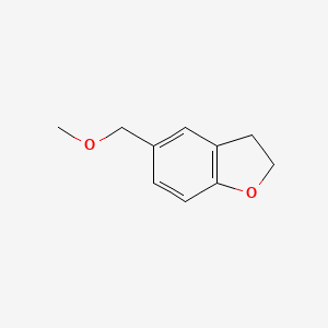 molecular formula C10H12O2 B11753717 5-(Methoxymethyl)-2,3-dihydrobenzofuran 