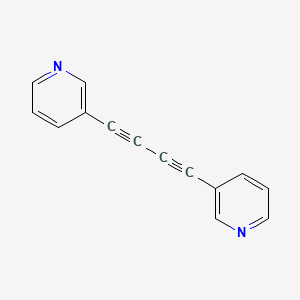 molecular formula C14H8N2 B11753775 1,4-Di(pyridin-3-yl)buta-1,3-diyne CAS No. 5069-24-9
