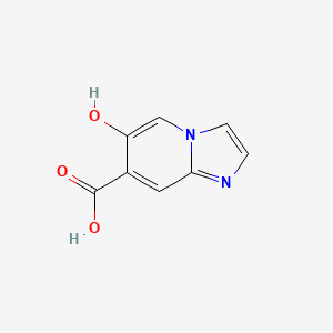 molecular formula C8H6N2O3 B1175389 6-Hydroxyimidazo[1,2-a]pyridine-7-carboxylic acid 